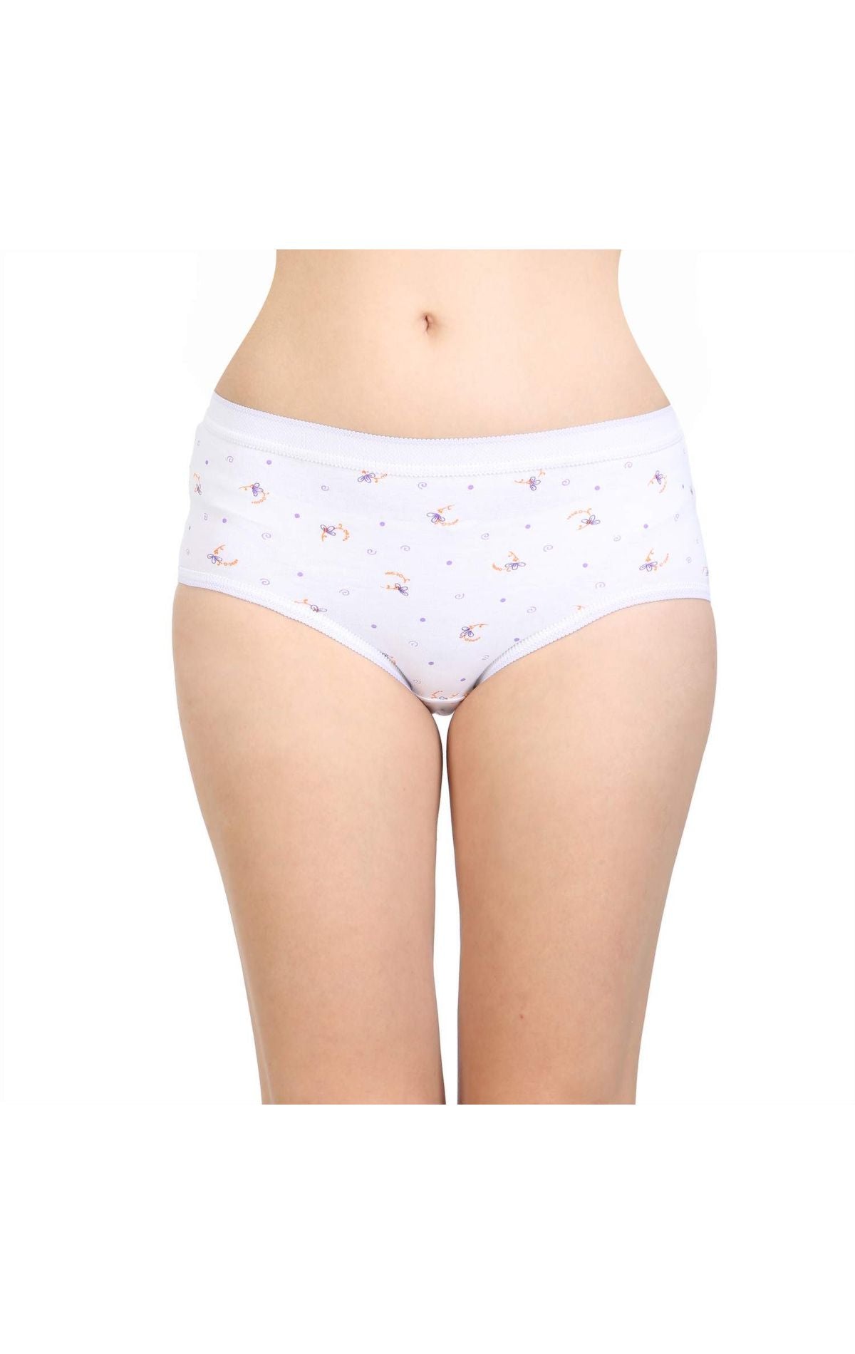 Pack of 3 Bodycare Printed Cotton Briefs in Assorted colors-21000