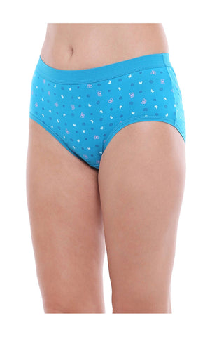 Pack of 3 Printed Cotton Briefs in Assorted colors-22000