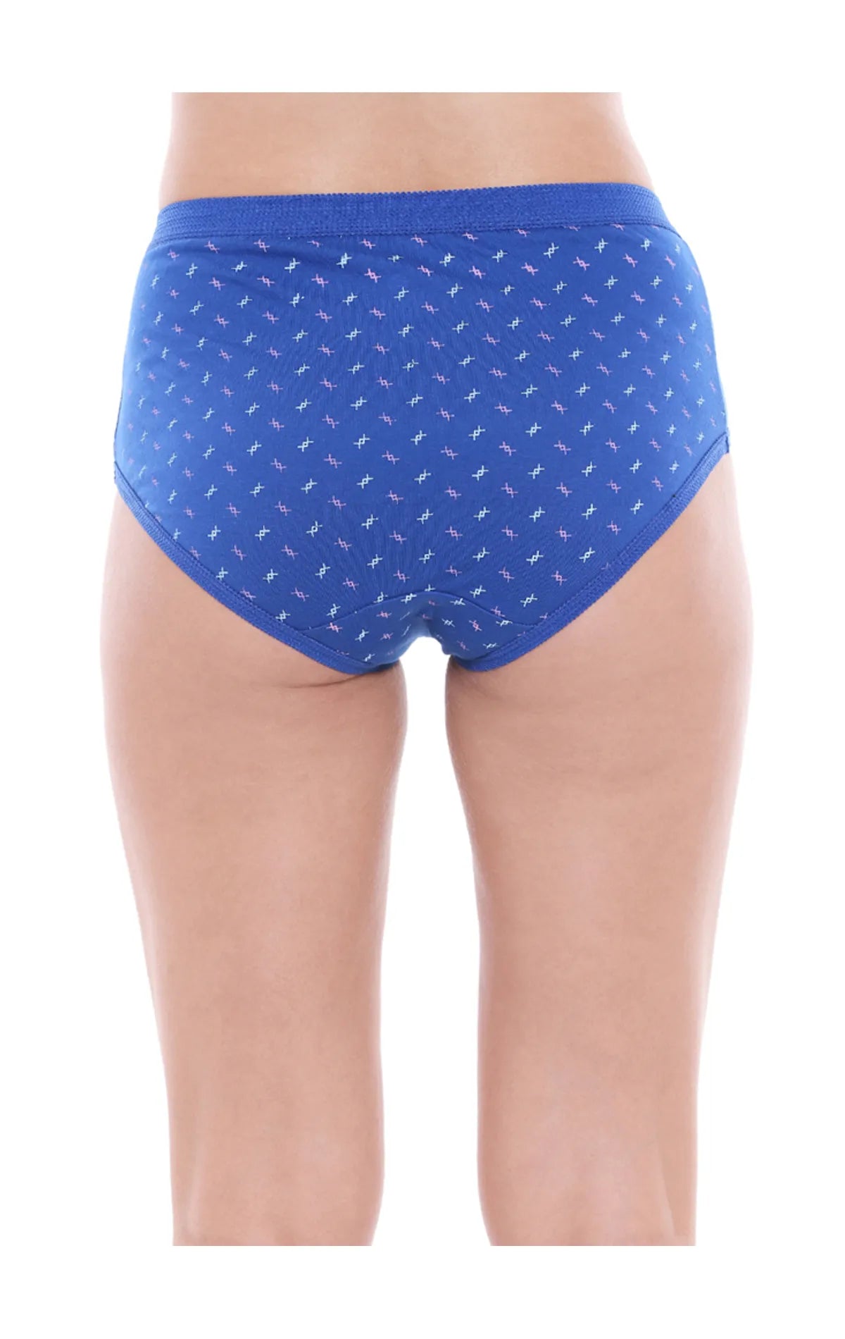 Pack of 3 Printed Cotton Briefs in Assorted colors-24000