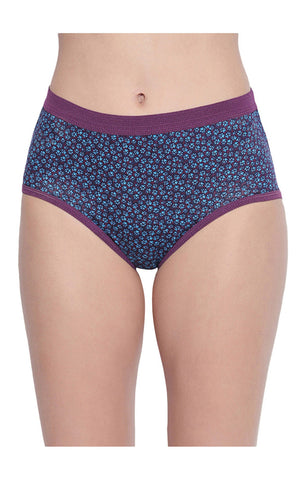 Pack of 3 Printed Cotton Briefs in Assorted colors-25000