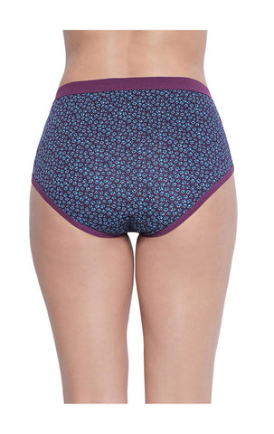 Pack of 3 Printed Cotton Briefs in Assorted colors-25000