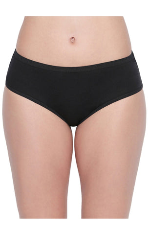 BODYCARE Pack of 3 100% Cotton Classic Panties in Black Color-26B