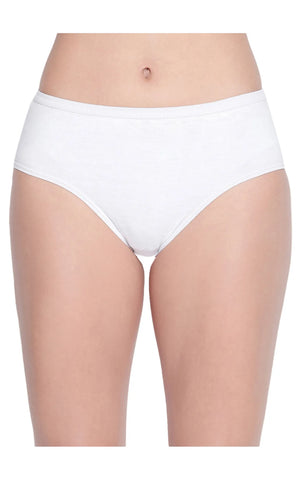 BODYCARE Pack of 3 100% Cotton Classic Panties in White Color-26W