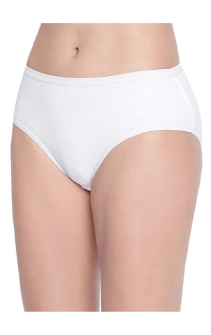 BODYCARE Pack of 3 100% Cotton Classic Panties in White Color-26W