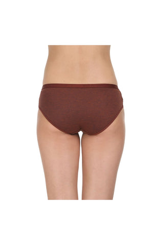 Pack of 3 Bikini Style Cotton Briefs in Assorted colors-27005