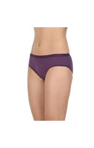 Pack of 3 Bikini Style Cotton Briefs in Assorted colors-27005