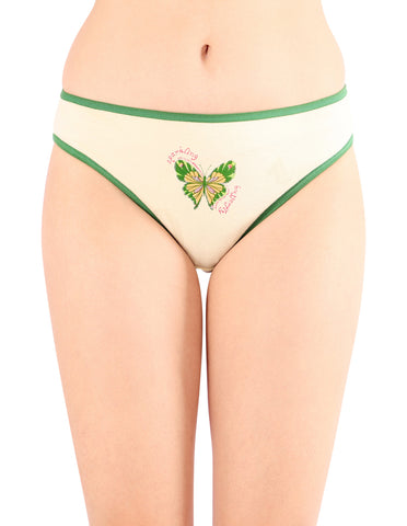 Bodycare Mid Rise Self Design Panty (Pack of 3) - Multicolor - 2918