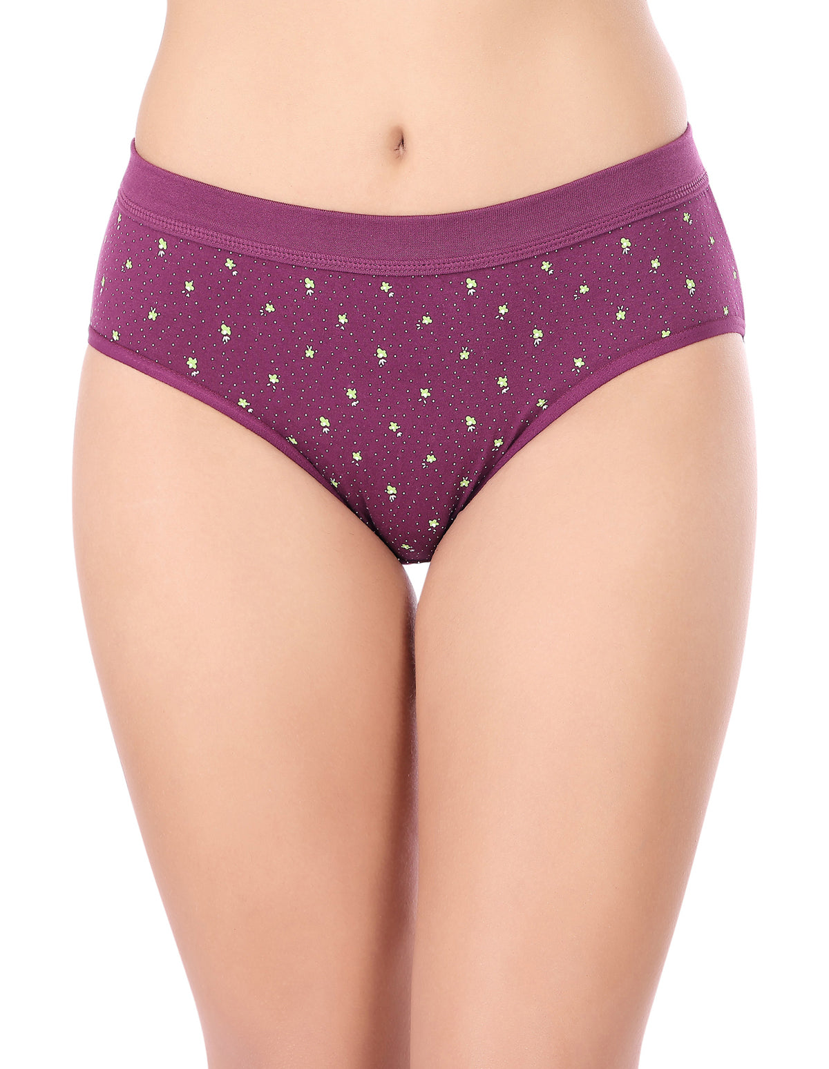 Bodycare High Rise Floral Print Panty (Pack of 3) - Multicolor - 2937D