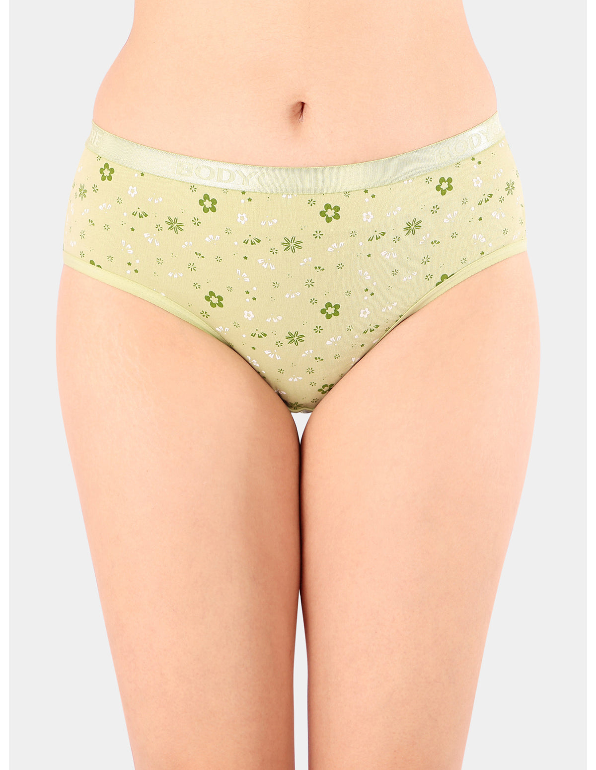 Bodycare Waist Shapewear Self Design Panty (Pack of 3) - Multicolor - 2962