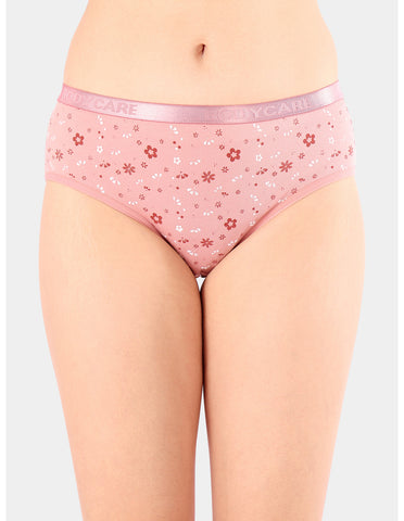 Bodycare Waist Shapewear Self Design Panty (Pack of 3) - Multicolor - 2962