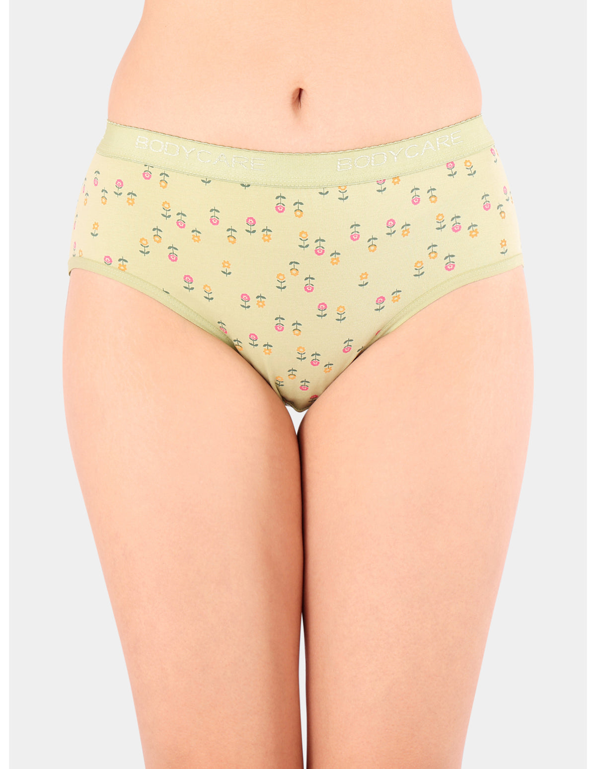 Bodycare Waist Shapewear Floral Print Panty (Pack of 3) - Multicolor - 2975
