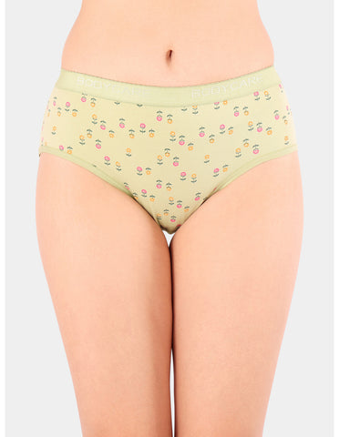 Bodycare Waist Shapewear Floral Print Panty (Pack of 3) - Multicolor - 2975