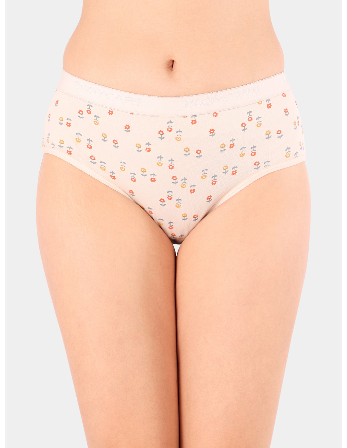 Bodycare Waist Shapewear Floral Print Panty (Pack of 3) - Multicolor - 2975