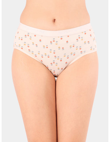 Bodycare Waist Shapewear Floral Print Panty (Pack of 3) - Multicolor - 2975
