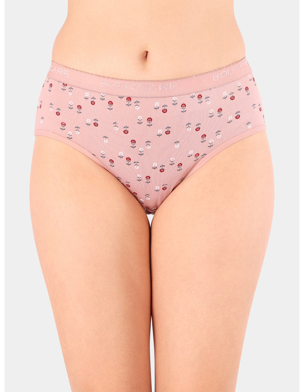 Bodycare Waist Shapewear Floral Print Panty (Pack of 3) - Multicolor - 2975