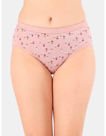 Bodycare Waist Shapewear Floral Print Panty (Pack of 3) - Multicolor - 2975