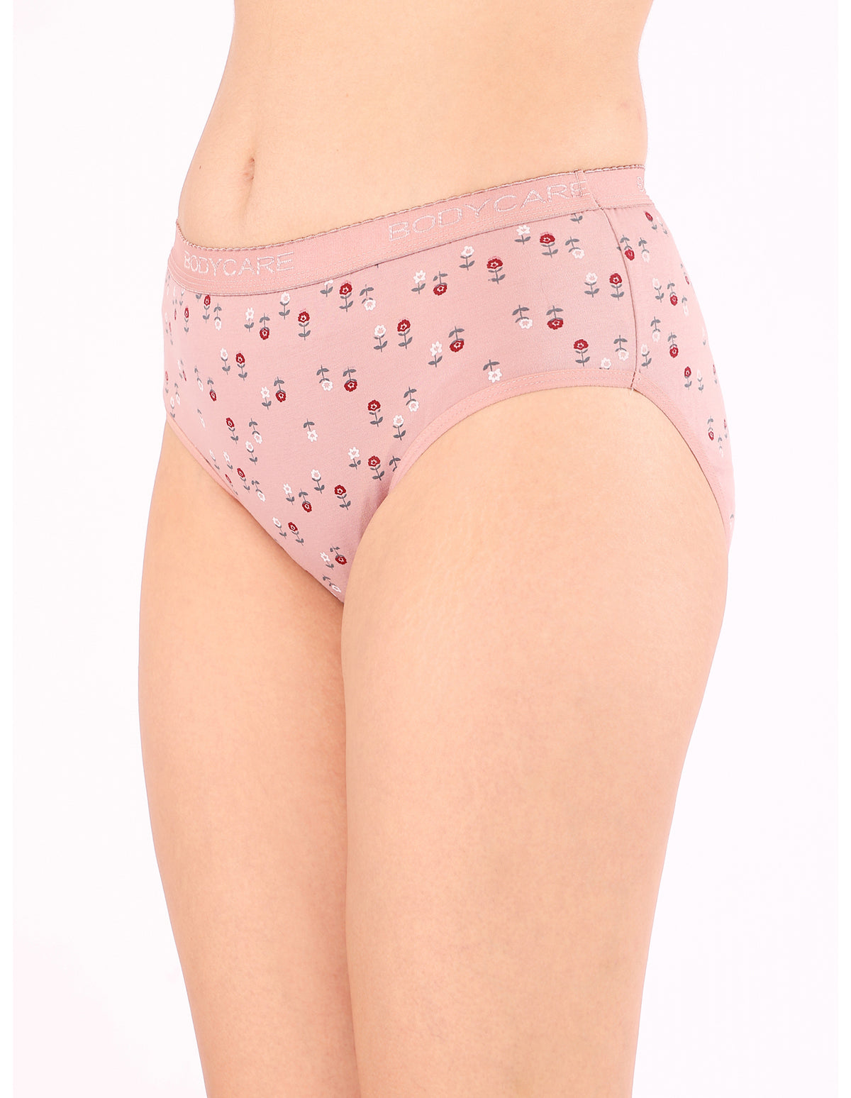 Bodycare Waist Shapewear Floral Print Panty (Pack of 3) - Multicolor - 2975