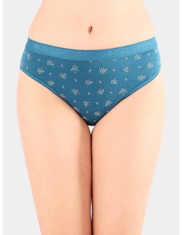 Bodycare High Rise Floral Print Panty (Pack of 3) - Multicolor - 2994