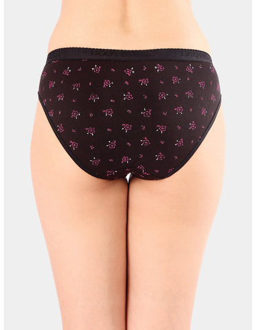 Bodycare High Rise Floral Print Panty (Pack of 3) - Multicolor - 2994
