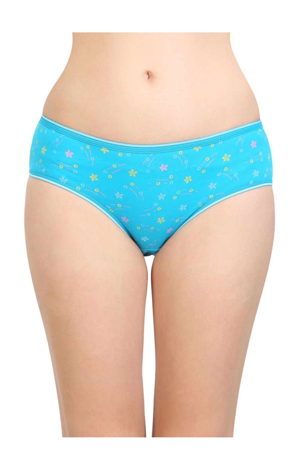 Pack of 3 Bodycare Premium Printed Cotton Briefs in Assorted colors