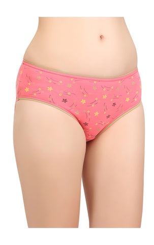 Pack of 3 Bodycare Premium Printed Cotton Briefs in Assorted colors