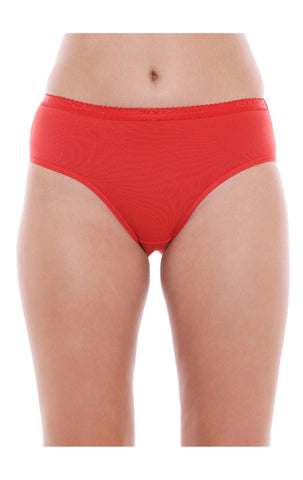 BODYCARE Pack of 3 Hipster Style Cotton Briefs in Assorted colors-E32C