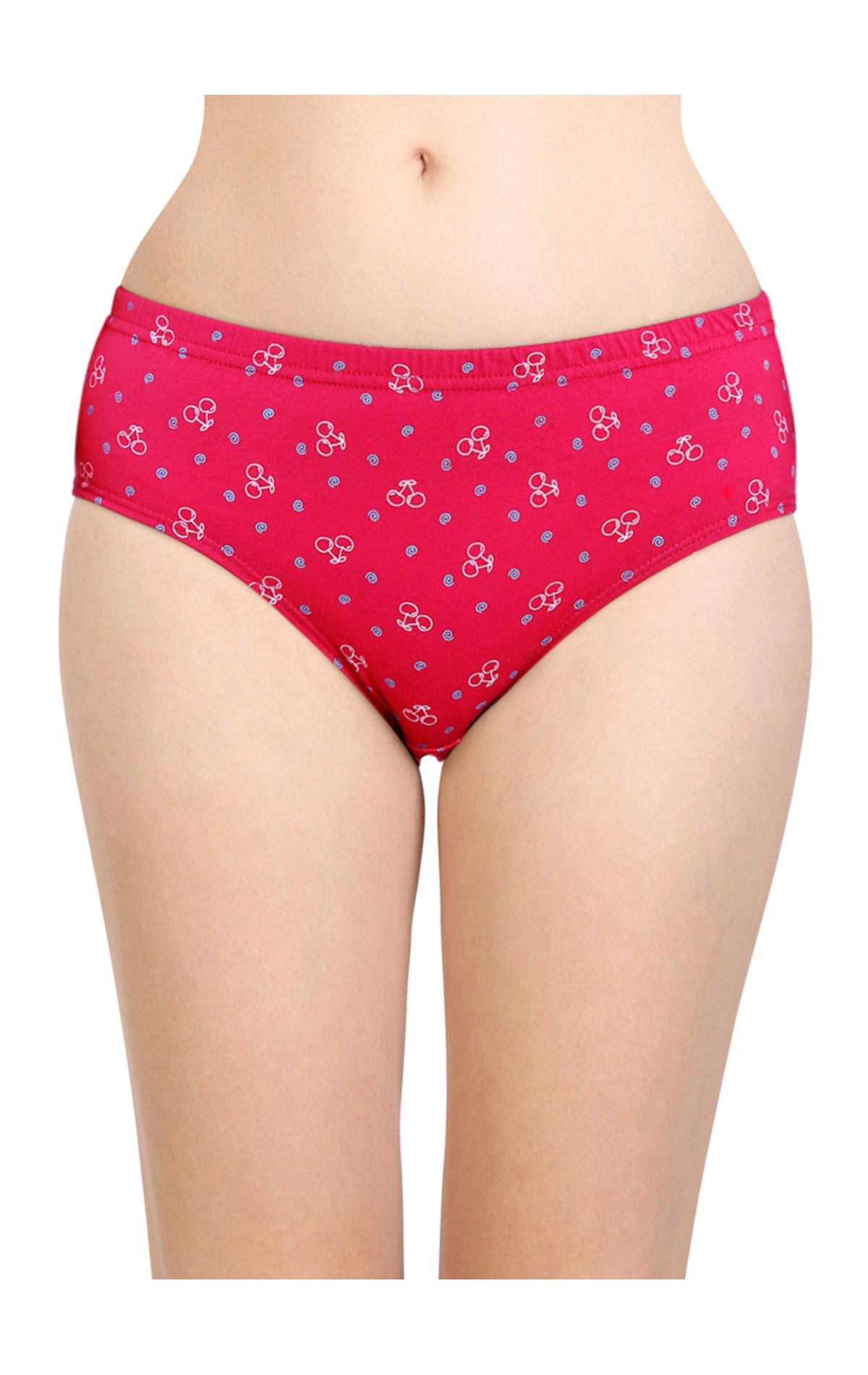 Pack of 3 Bodycare Premium Printed Cotton Briefs in Assorted colors