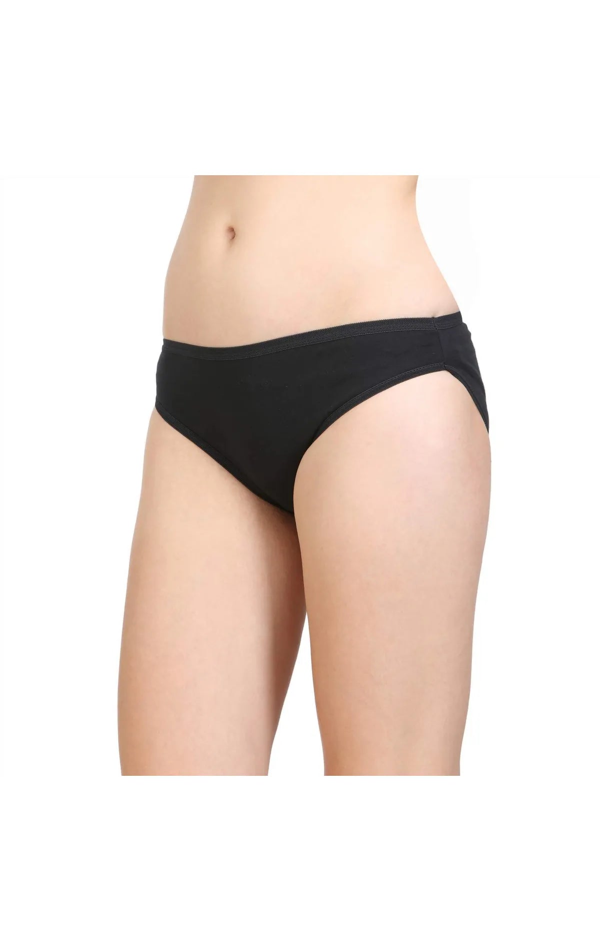 Pack of 3 Bodycare Cotton High Cut Briefs in Assorted colors-3903