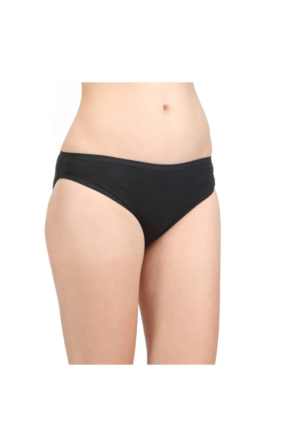 Pack of 3 Bodycare Cotton High Cut Briefs in Assorted colors-3903