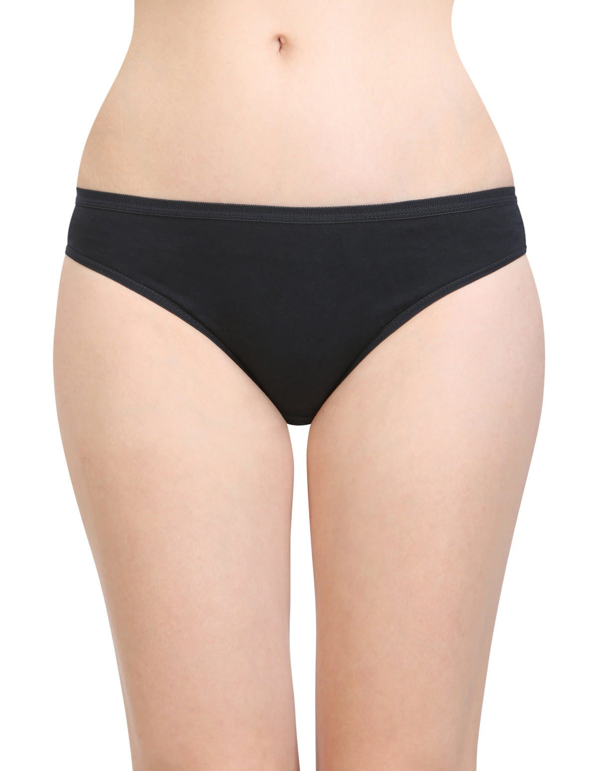 Pack of 3 Bodycare Cotton High Cut Briefs in Assorted colors-3903