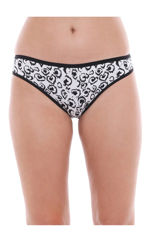 Pack of 3 Bodycare Cotton High Cut Briefs in Assorted colors-3914