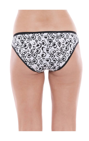 Pack of 3 Bodycare Cotton High Cut Briefs in Assorted colors-3914