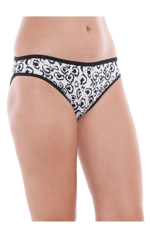 Pack of 3 Bodycare Cotton High Cut Briefs in Assorted colors-3914