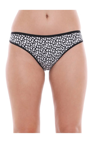 Pack of 3 Bodycare Cotton High Cut Briefs in Assorted colors-3914