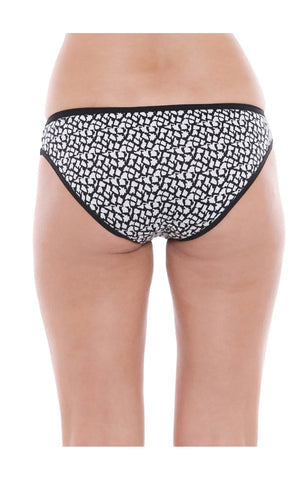 Pack of 3 Bodycare Cotton High Cut Briefs in Assorted colors-3914