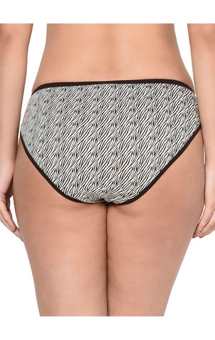 BODYCARE Pack of 3 High cut Panty in Assorted Print-3921