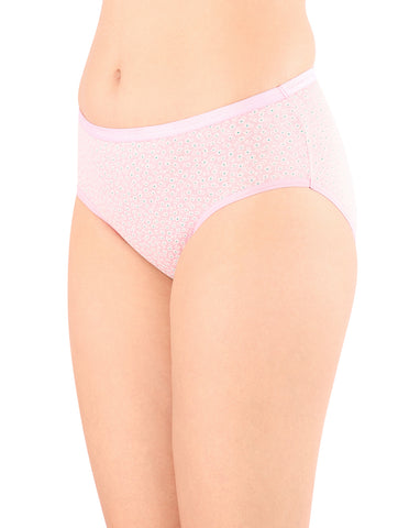 Bodycare Mid Rise Floral Print Panty (Pack of 3) - Multicolor - 4291