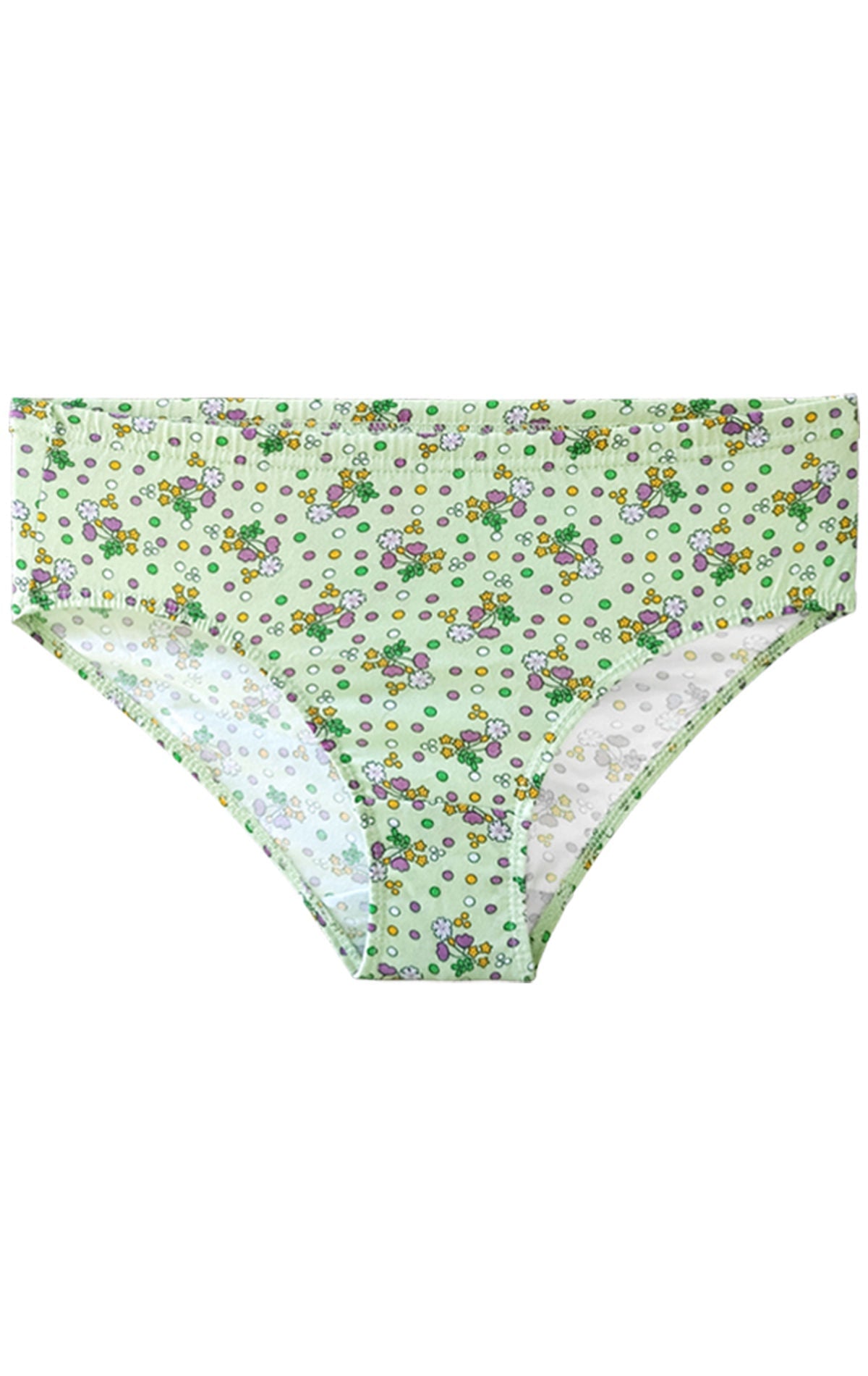 Bodycare Womens 100% Combed Cotton Printed High Cut Panties-4406