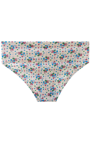 Bodycare Womens 100% Combed Cotton Printed High Cut Panties-4406