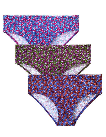 Bodycare Womens 100% Combed Cotton Printed High Cut Panties-4440