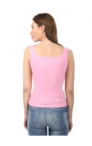 Broad Straps Round Neck Camisole - 44PI