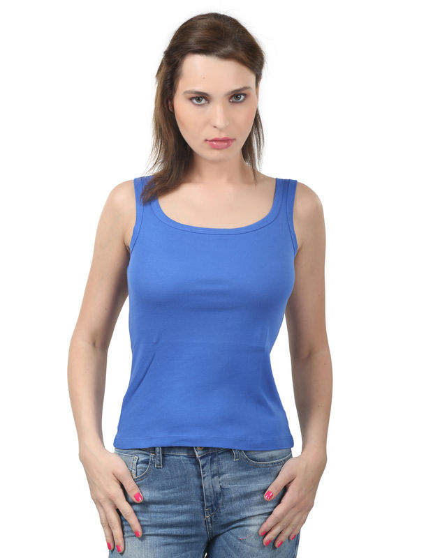 Broad Straps Round Neck Camisole - 44RBL