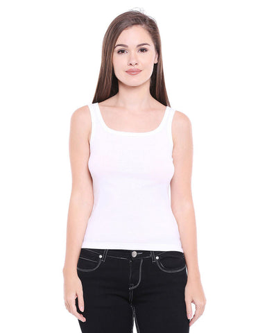 Broad Straps Round Neck Camisole - 44W