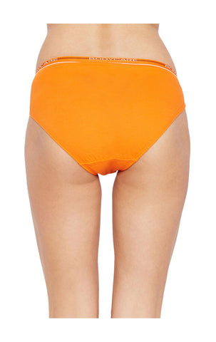 BODYCARE Pack of 3 Bikini Style Cotton Briefs in Assorted colors with Broad elastic band-E45C