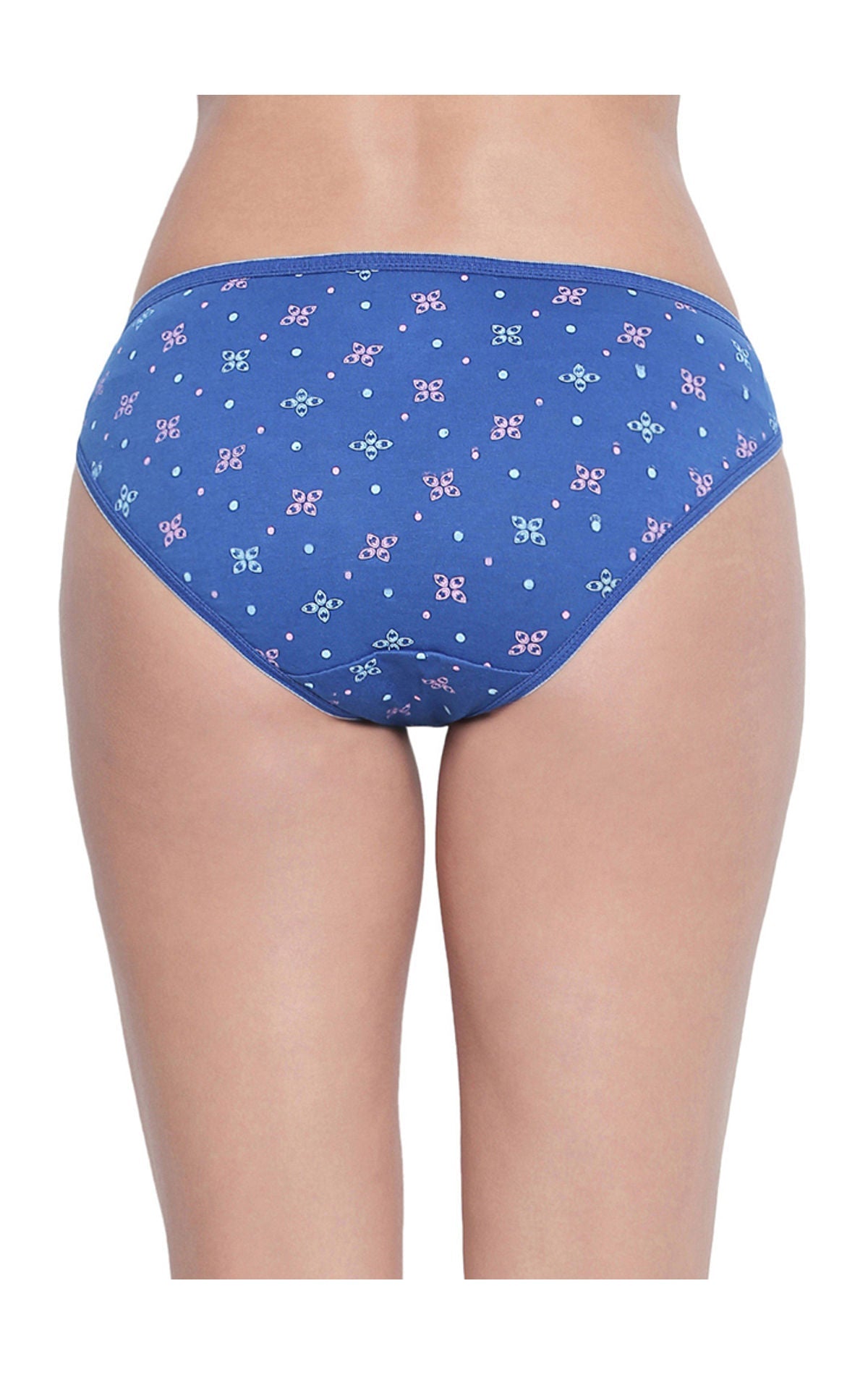 BODYCARE Pack of 3 Dark Printed High Cut Briefs in Assorted Color-5000