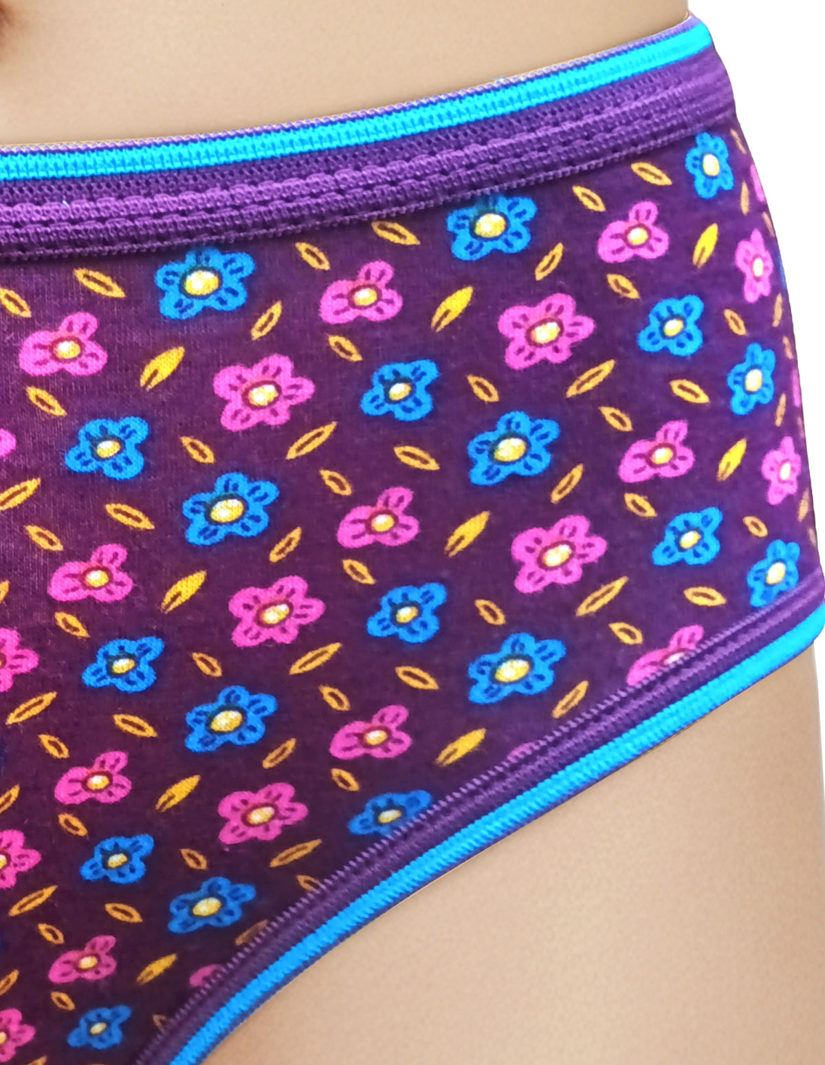 Pack of 3 Bodycare Premium Cotton Printed Classic Panties-500-D