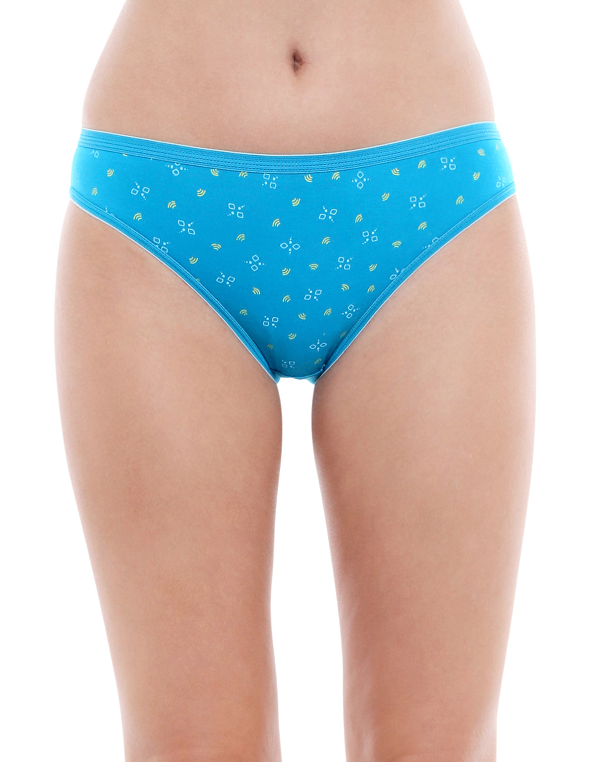 Bodycare 100% Cotton Printed High Cut Panty-5200