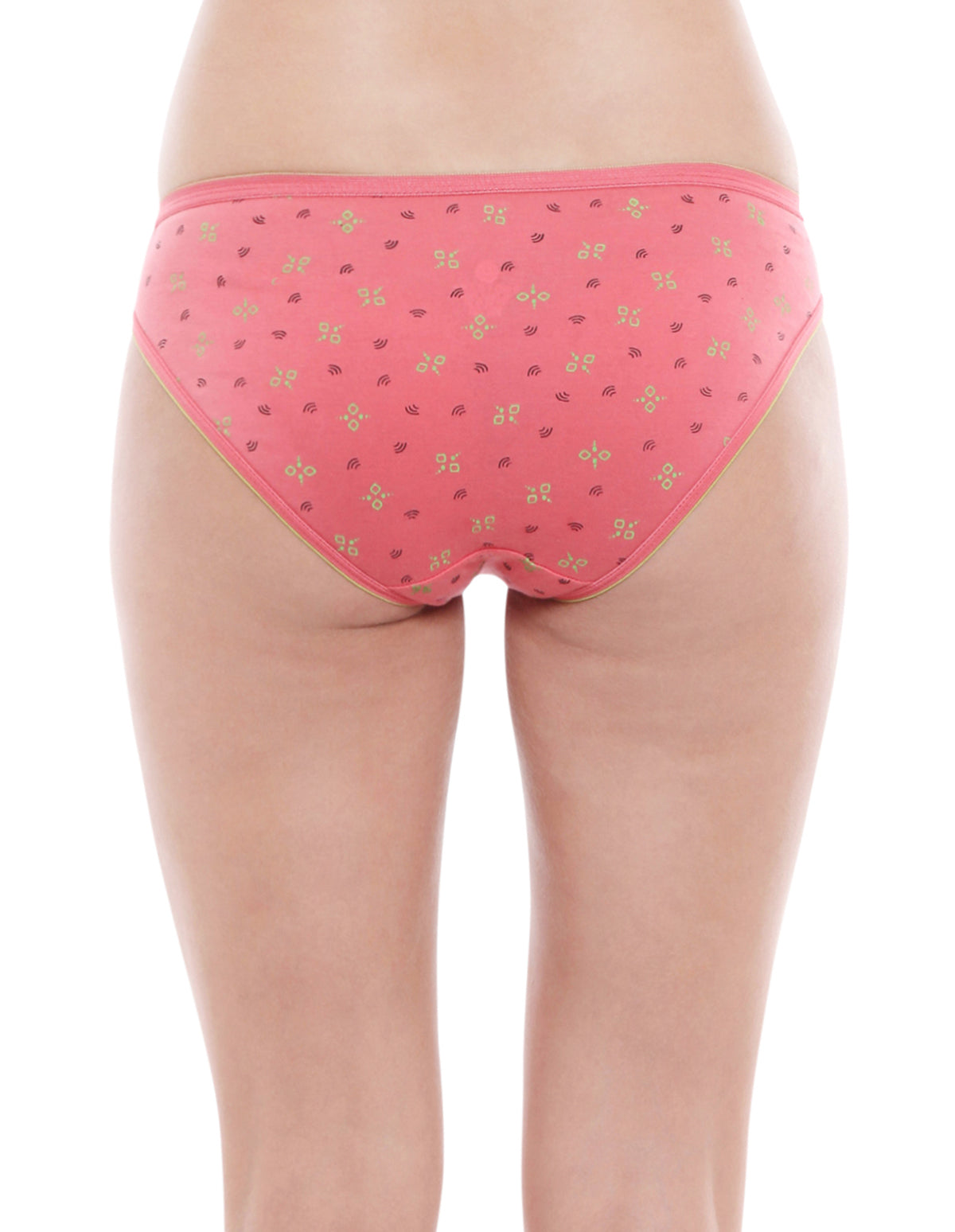 Bodycare 100% Cotton Printed High Cut Panty-5200