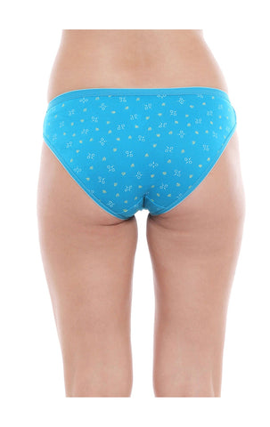 Bodycare 100% Cotton Printed High Cut Panty