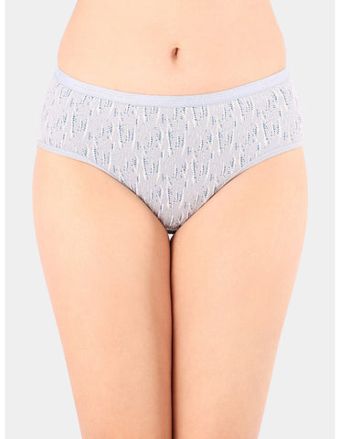 Bodycare Mid Rise Self Design Panty (Pack of 3) - Multicolor - 5208